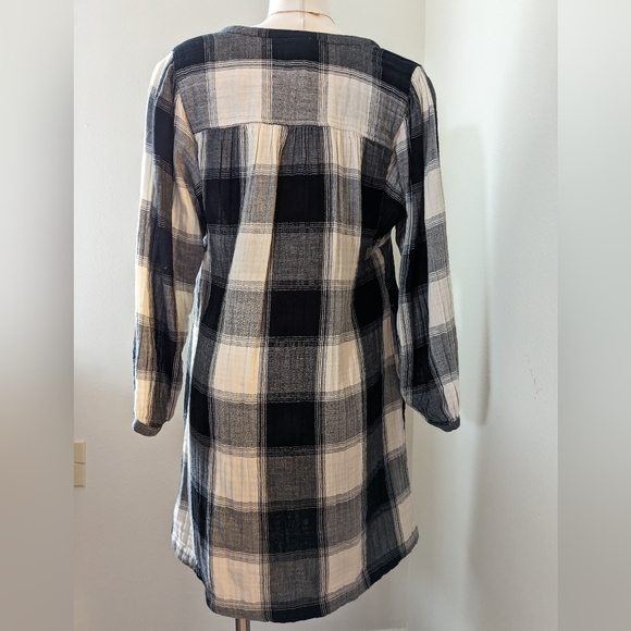 Old Navy Black and White Plaid Dress - Picture 7 of 8